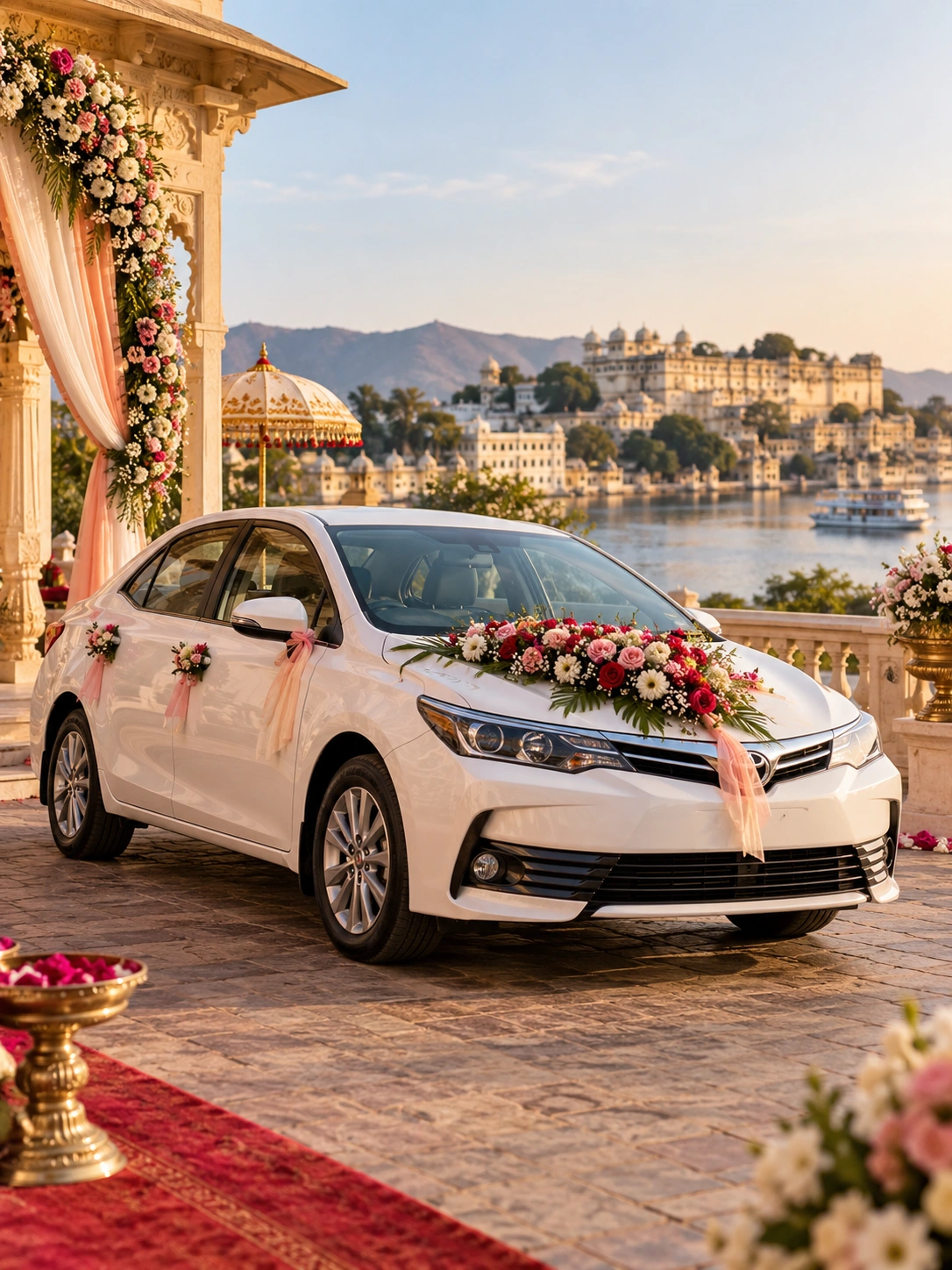Budget wedding car rental in Udaipur